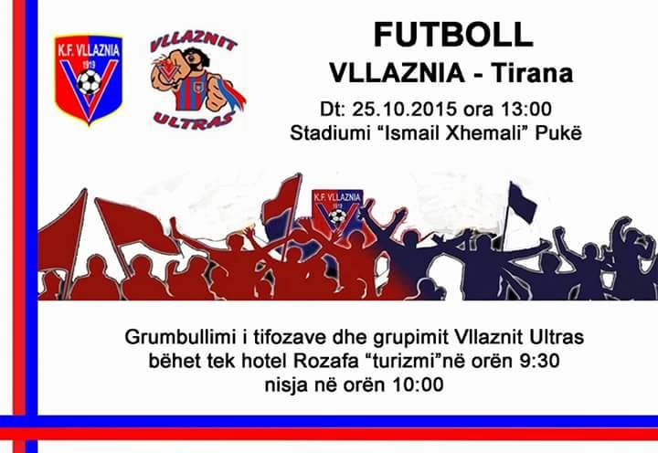 Vllaznit Ultras organizohen per ndeshjen Vllaznia - Tirana